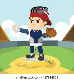 catcher boy illustration