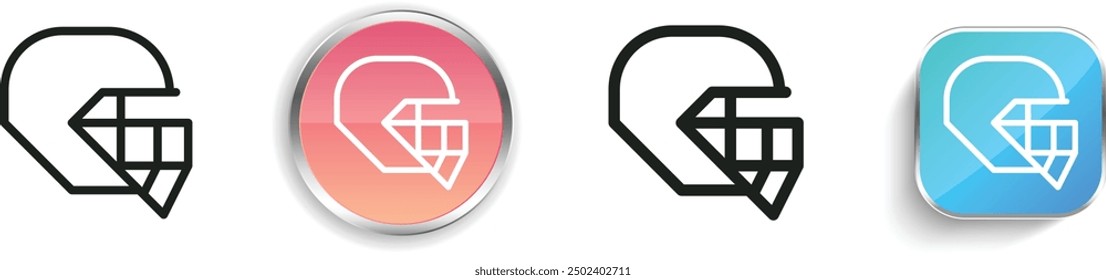 catcher icon. Thin Linear, Regular and Button Style Design Isolated On White Background