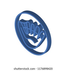 Catcher isometric left top view 3D icon