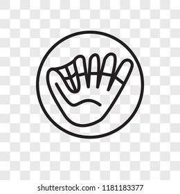 Catcher vector icon isolated on transparent background, Catcher logo concept