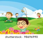Catching butterflies