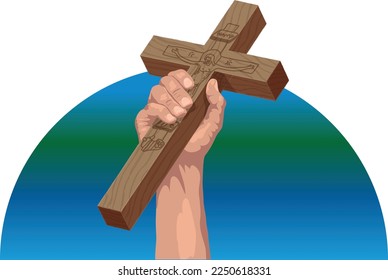 Catching a cross in holy waters