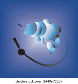 Catching Fish Deep Blue sea