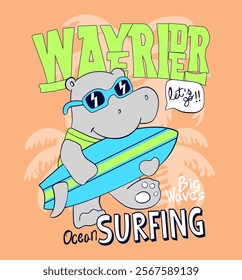 CATCHING GOOD WAVES IN CALIFORNIA, SUMMER SURF HIPPO