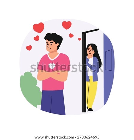 Catching Lies Vector Flat Illustration EPS 10 File