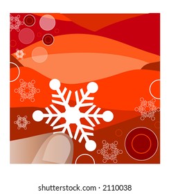 catching a snowflake (see series)