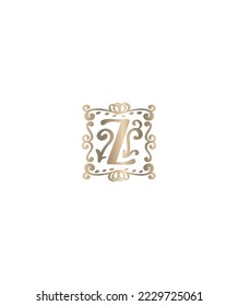 A catchy and unique Ornamental Monogram letter type Z vector logo template