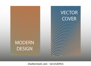 Catchy vector cover band front design. Colorful strip on black background layout for marketing purpose. Contrast cover for front of  book.