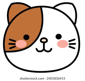 cate,cartoon,animal,illustration,vector,cute,doodle,pet,zoo,face,safari,baby animal,wild life,animals,wild animals,jungle,icon,fowl symbol,kids animal