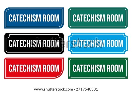 Catechism Room Door Sign Illustration Printable Door Signs for religious education