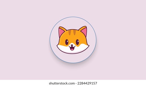 Catecoin, logotipo de criptodivisa CATE en fondo aislado con espacio de copia. Ilustración vectorial 3d de Catecoin, concepto de diseño de banner icono de símbolo CATE.