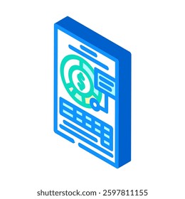 categories budget planning isometric icon vector. categories budget planning sign. isolated symbol illustration