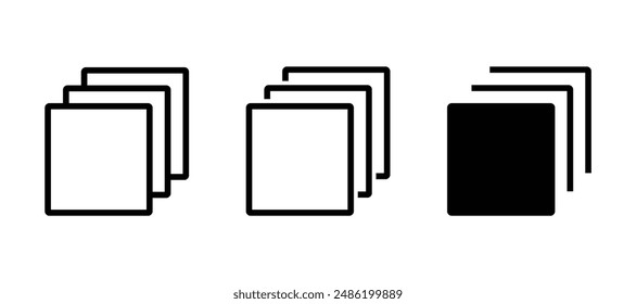 colección de diseño de iconos de Vector de Categorías