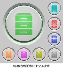 Categorize color icons on sunk push buttons