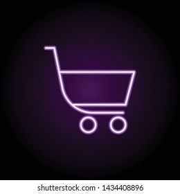 category sign neon icon. Elements of web set. Simple icon for websites, web design, mobile app, info graphics
