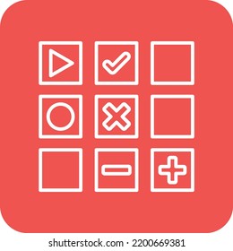 Icono de vector de categoría. Se puede usar para imprimir, móviles y aplicaciones web.