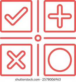 Category vector icon. Can be used for printing, mobile and web applications.