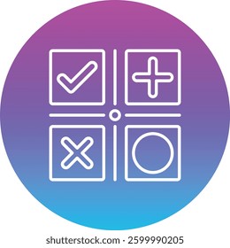 Category vector icon. Can be used for printing, mobile and web applications.