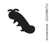 Catepillar bug insect vector symbol sign