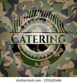 Catering camouflage emblem