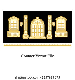 Catering Counter Design Vector Event planner Catering Counters Design Small Restaurant Kitchen Setup catering Counters, Bar 