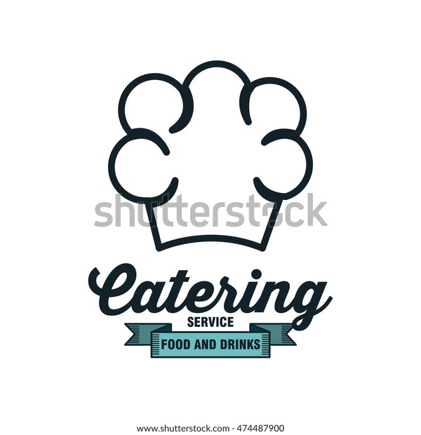 Catering Delicious Food Icon Vector Illustration Stock Vector Royalty Free 474487900