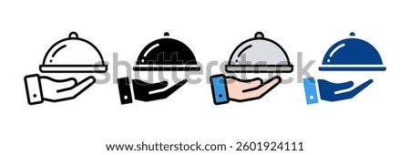 Catering Icon Set Multiple Style Collection