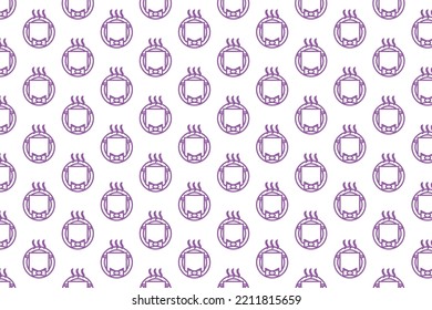 Catering logo design and colorful symbol pattern art