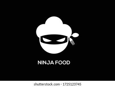 Catering Logo Designs, Ninja Food logo sign symbol