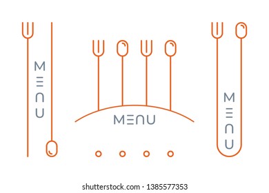 catering logo. menu logo designs