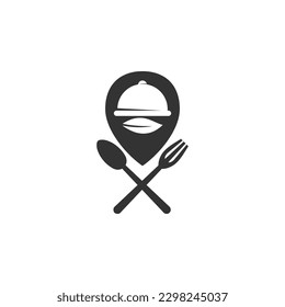 plantilla de logotipo de catering. Identidad de la marca Ilustración de iconos. Ilustración aislada y plana. Gráfico vectorial