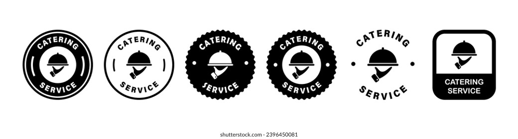 Conjunto de iconos del servicio de restauración. Colección de signos del vector.