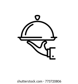 Catering Service Icon Vector
