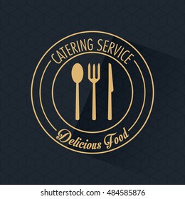 Catering service restaurant and menu design