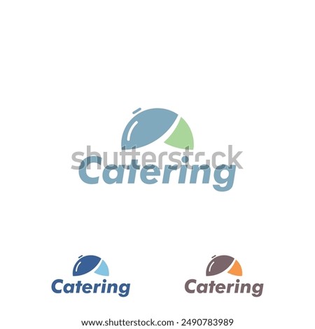 Catering, Serving foods logo design