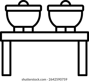 Catering vector icon. Can be used for printing, mobile and web applications.