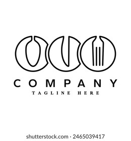 Insignia del logotipo del Vector de catering. Cartel de servicio de catering, cena al aire libre, restaurante de negocios de diseño retro con caligrafía moderna escrita a mano. Logotipo de letras elegantes, estilo vintage.