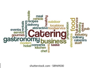 Catering - Word Cloud