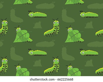 Caterpillar Cartoon Wallpaper