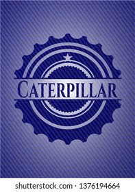 Caterpillar with denim texture