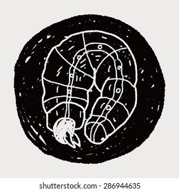 caterpillar doodle