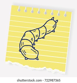 caterpillar doodle