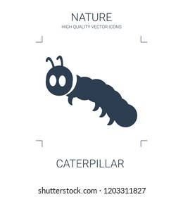 caterpillar icon. high quality filled caterpillar icon on white background. from nature collection flat trendy vector caterpillar symbol. use for web and mobile