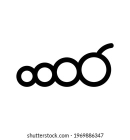 caterpillar icon or logo isolated sign symbol vector illustration - high quality black style vector icons
