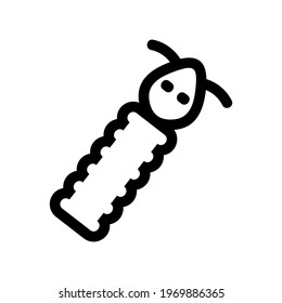 caterpillar icon or logo isolated sign symbol vector illustration - high quality black style vector icons
