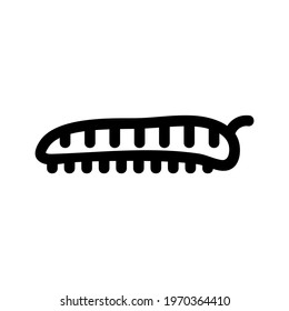 caterpillar icon or logo isolated sign symbol vector illustration - high quality black style vector icons
