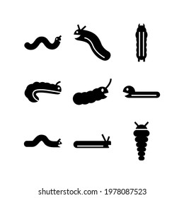 caterpillar icon or logo isolated sign symbol vector illustration - Collection of high quality black style vector icons
