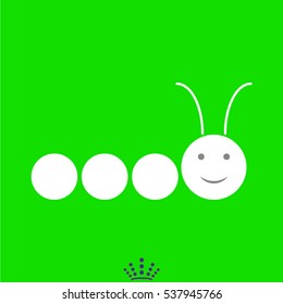 caterpillar, icon, vector illustration EPS 10