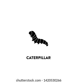 caterpillar icon vector. caterpillar sign on white background. caterpillar icon for web and app