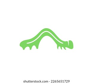 Caterpillar, insect, pest, agriculture, nature and wildlife, silhouette and graphic design. Animal, larvae, fauna, entomology, metamorphosis and butterfly, vector design and illustration